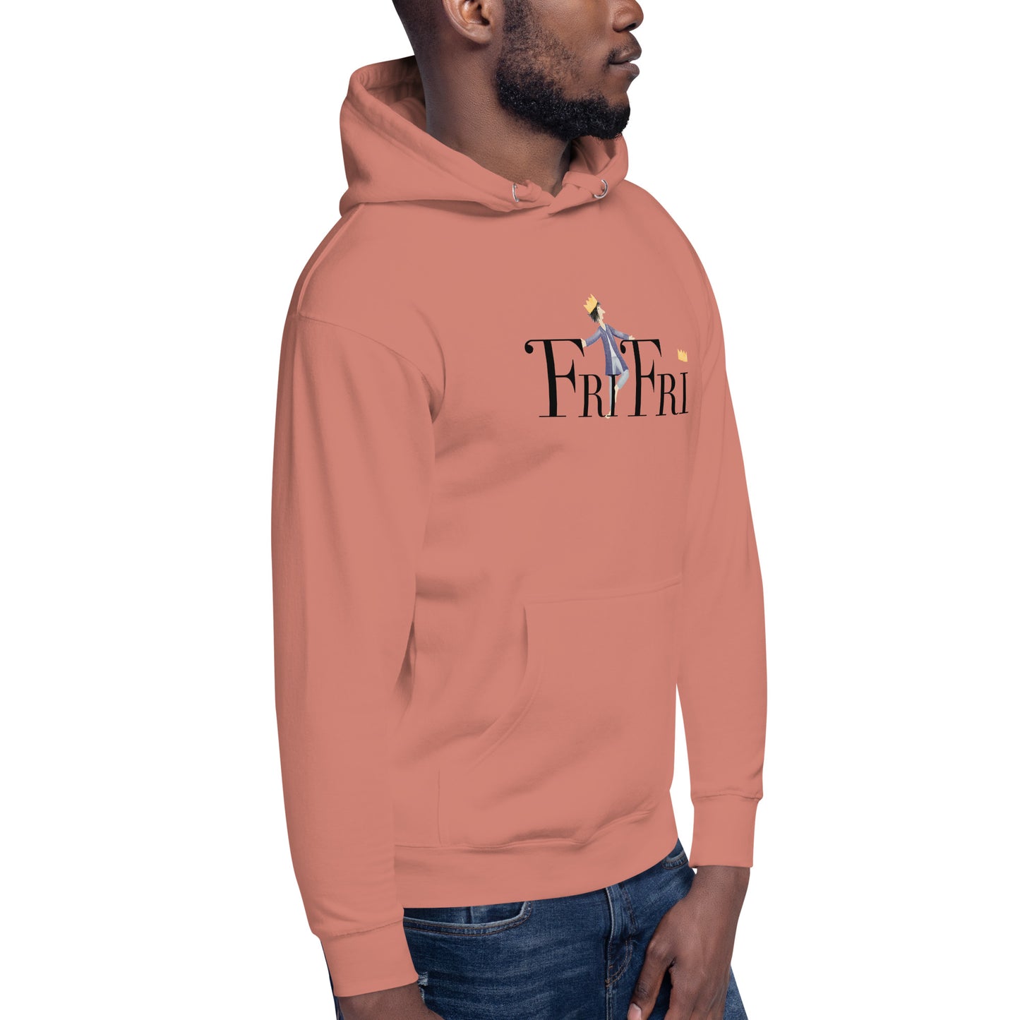 Unisex-Kapuzenpullover "FriFri - kleiner König"