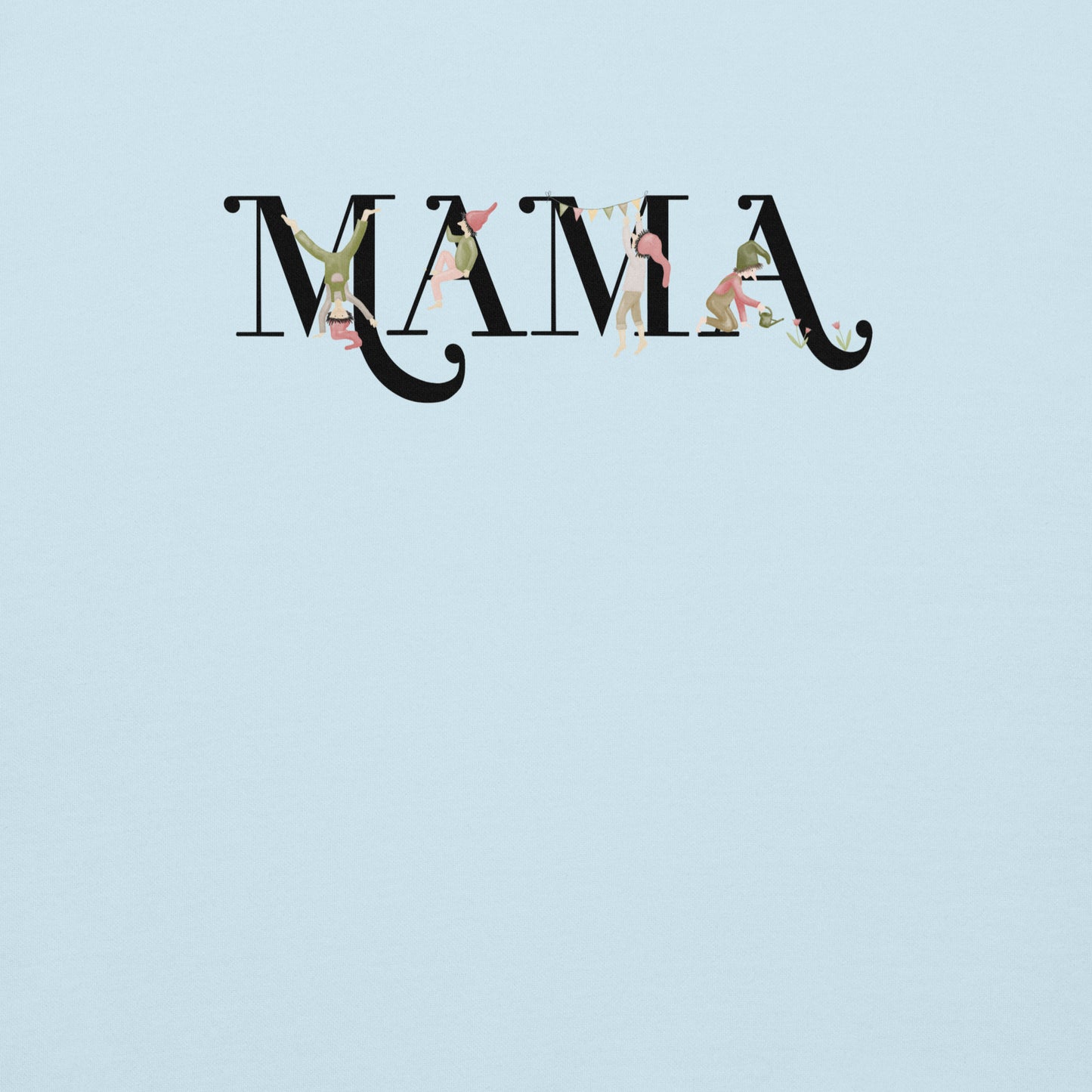 Kapuzenpullover "MAMA" im Zwergendesign