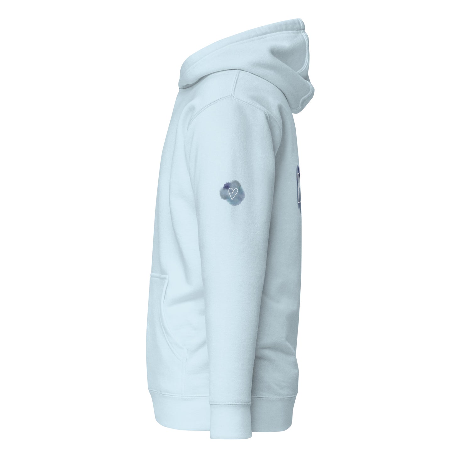 Kapuzenpullover "PAPA" im Aquarelldesign