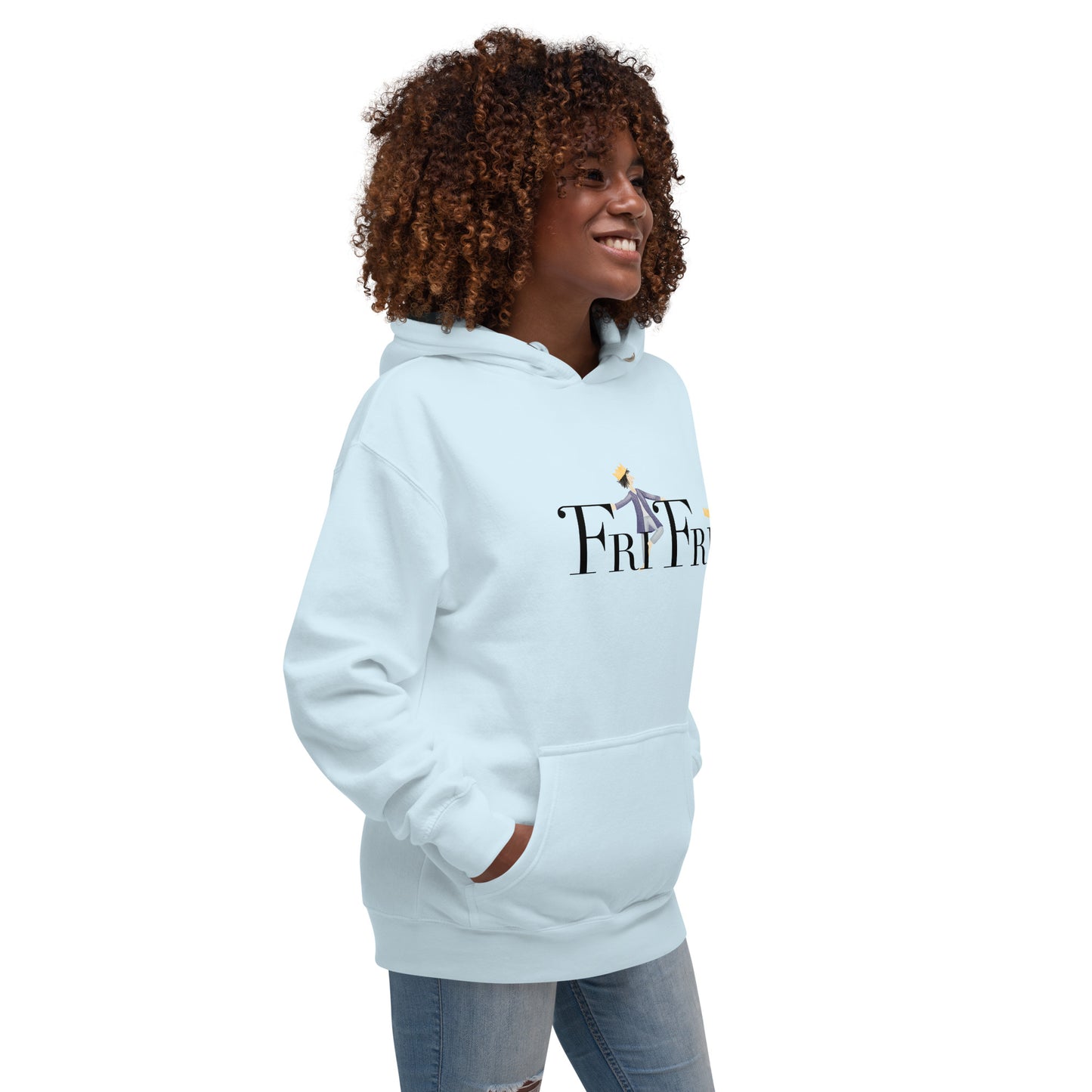 Unisex-Kapuzenpullover "FriFri - kleiner König"