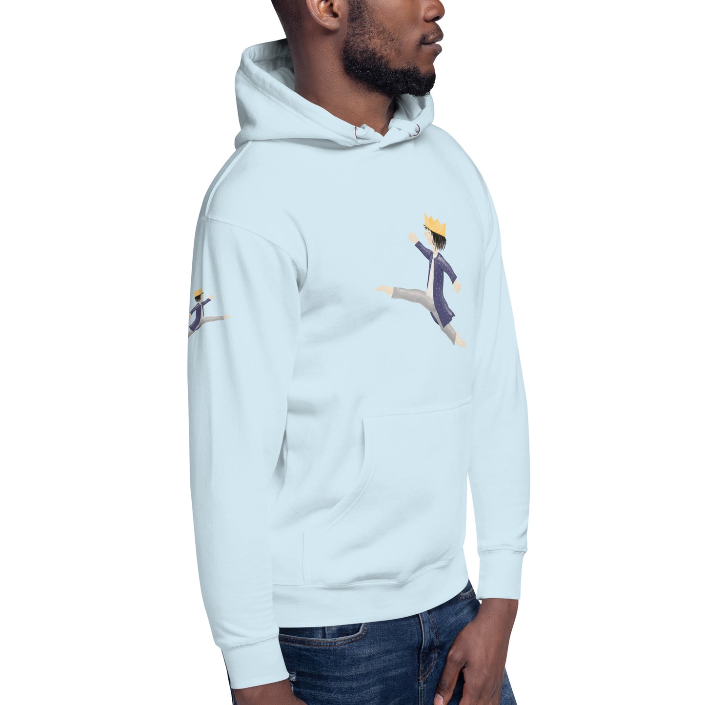 Unisex-Kapuzenpullover "Königssprung"