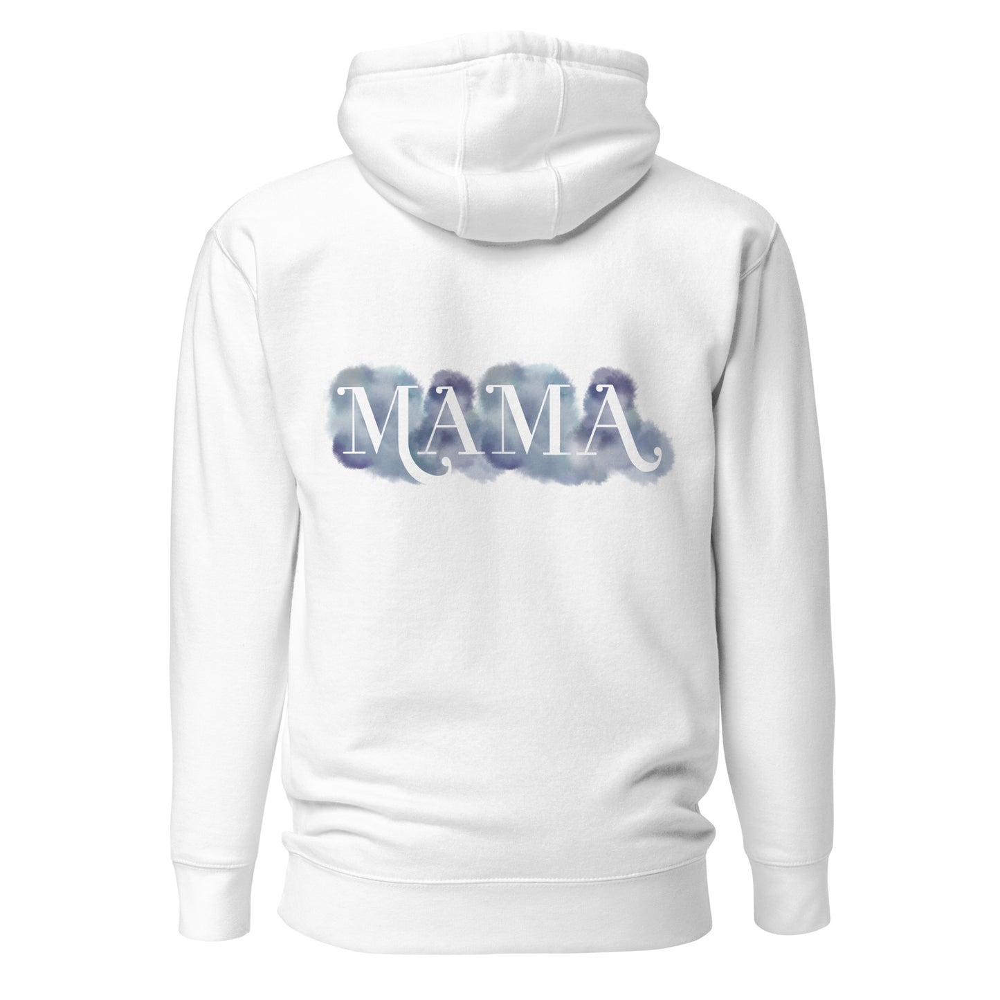 Kapuzenpullover "MAMA" im Aquarelldesign