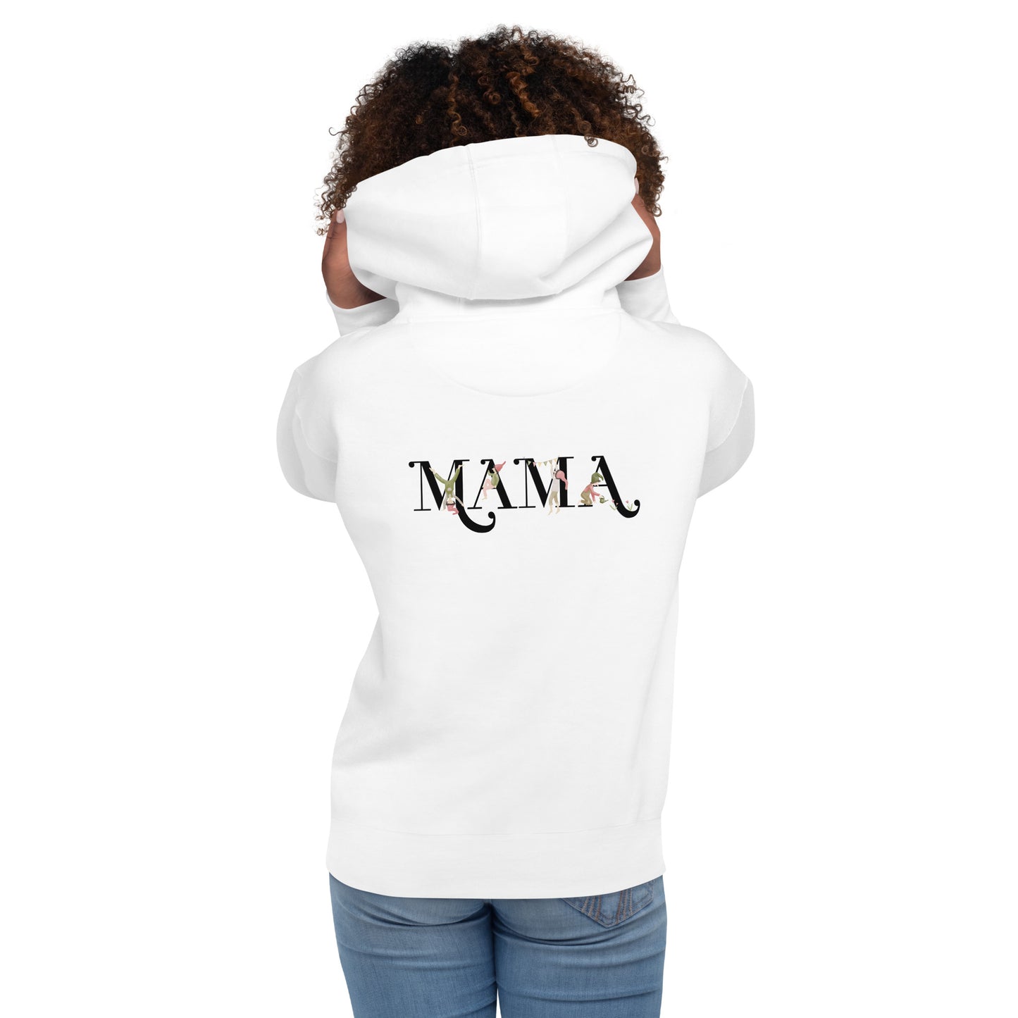 Kapuzenpullover "MAMA" im Zwergendesign