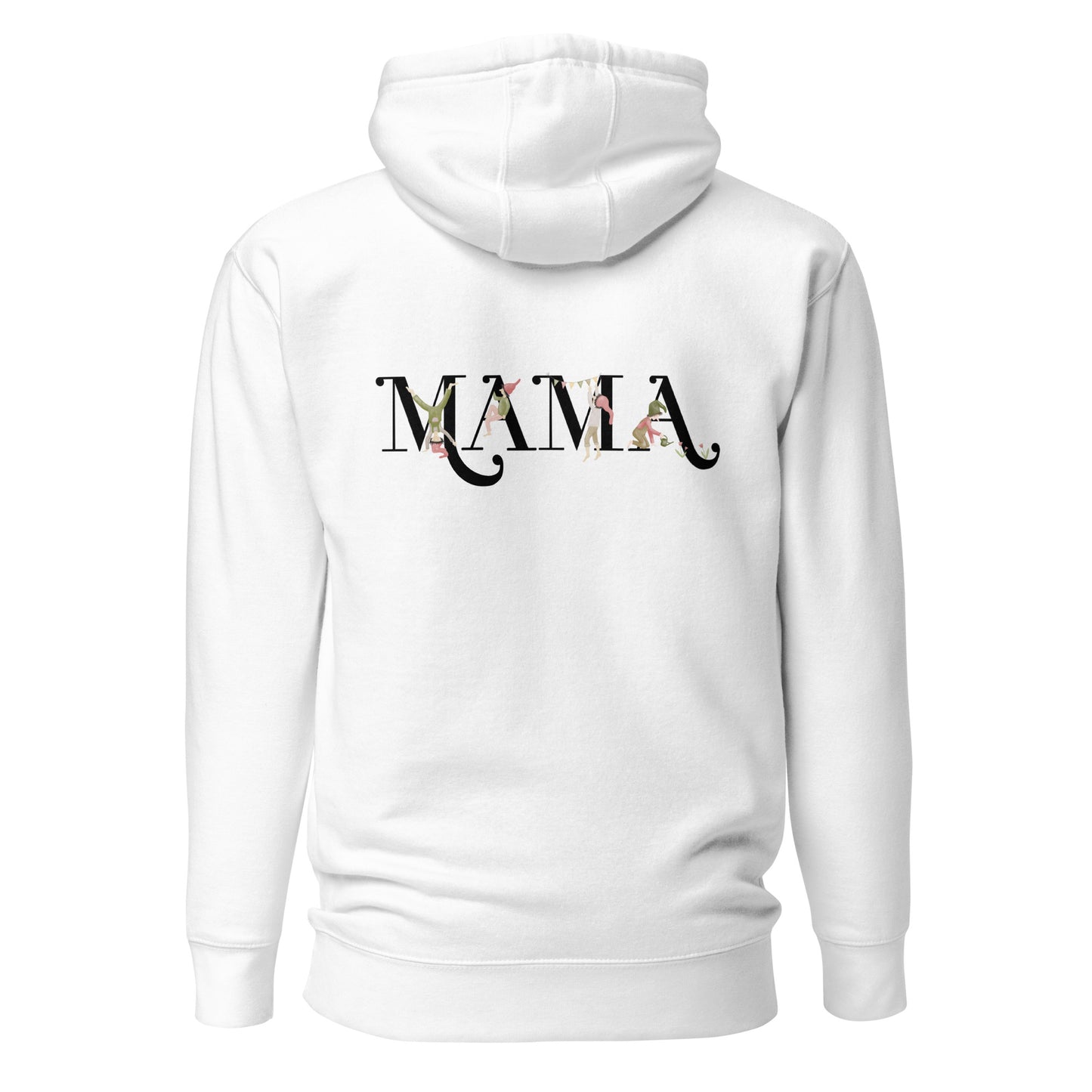 Kapuzenpullover "MAMA" im Zwergendesign