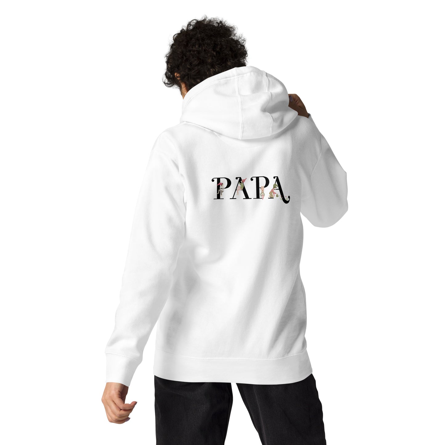 Kapuzenpullover "PAPA" im Zwergendesign