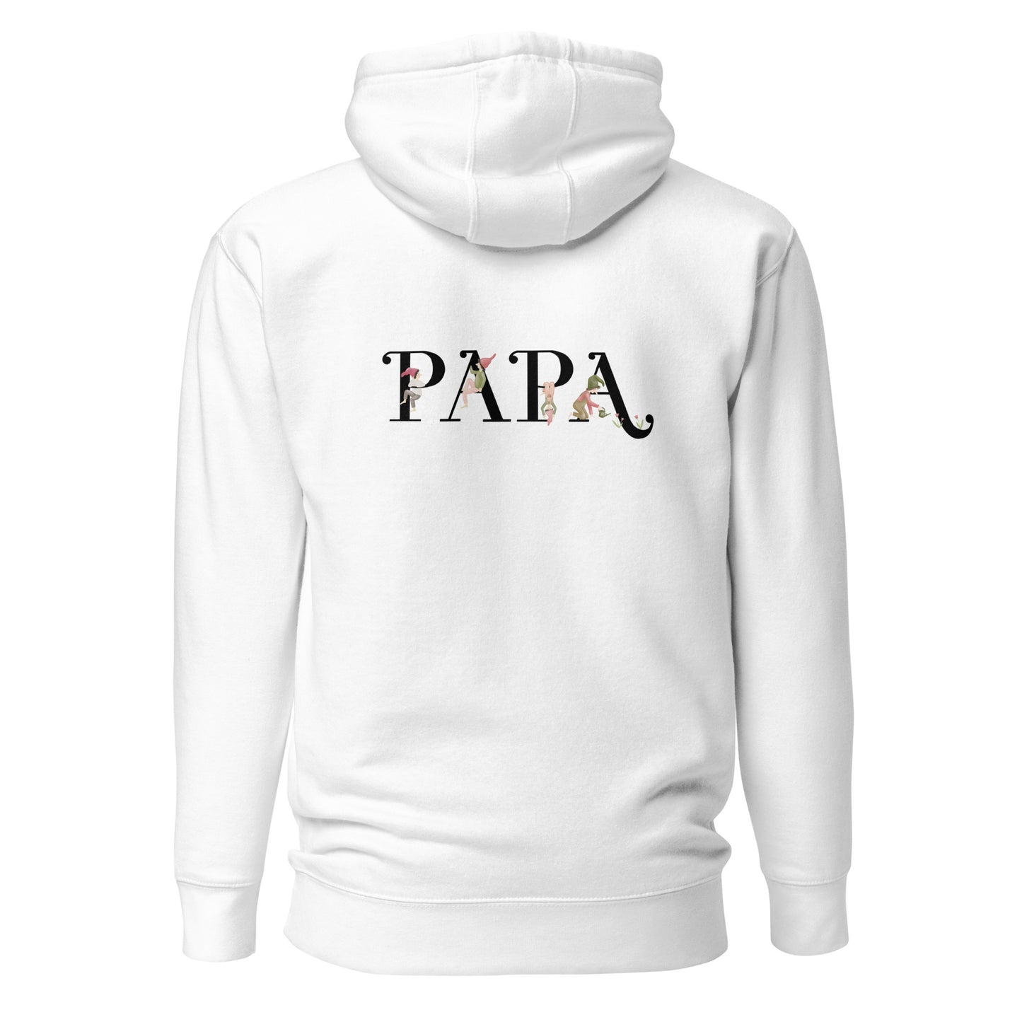 Kapuzenpullover "PAPA" im Zwergendesign