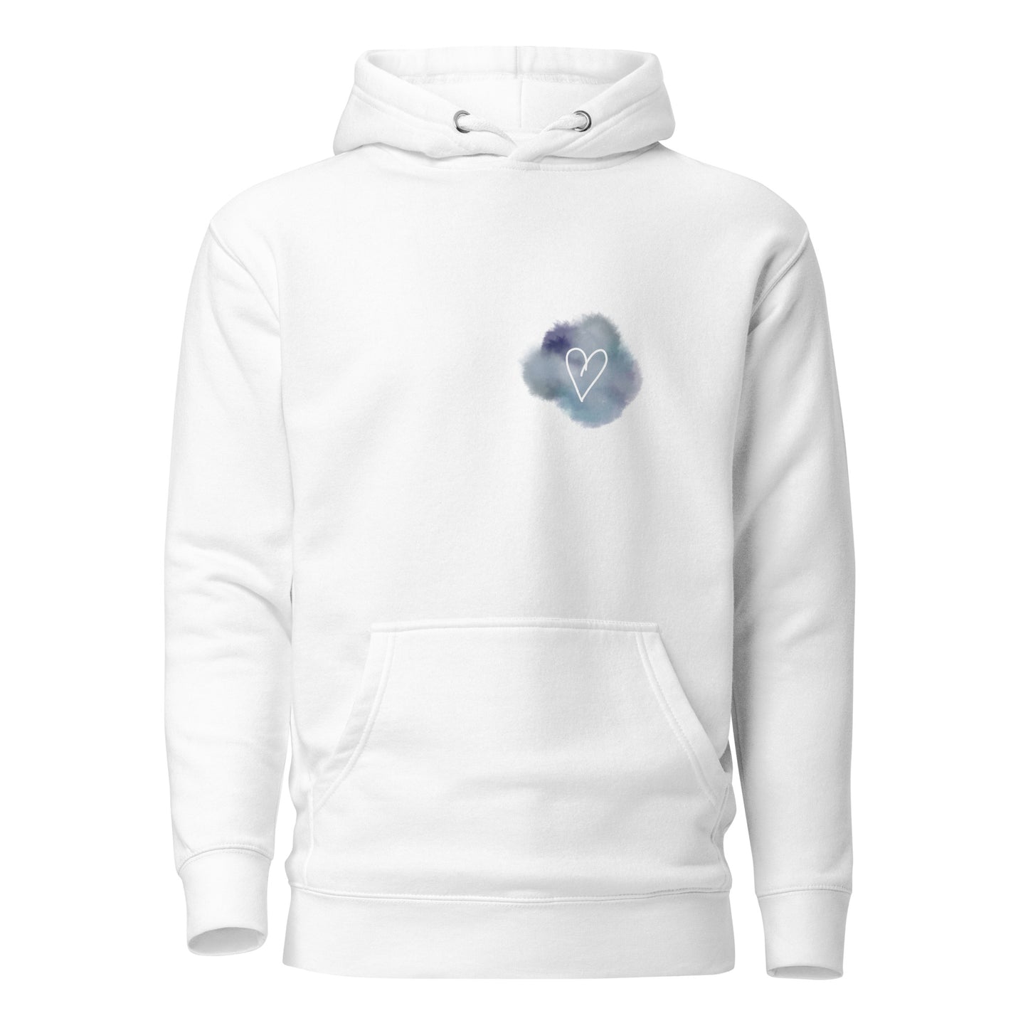 Kapuzenpullover "MAMA" im Aquarelldesign