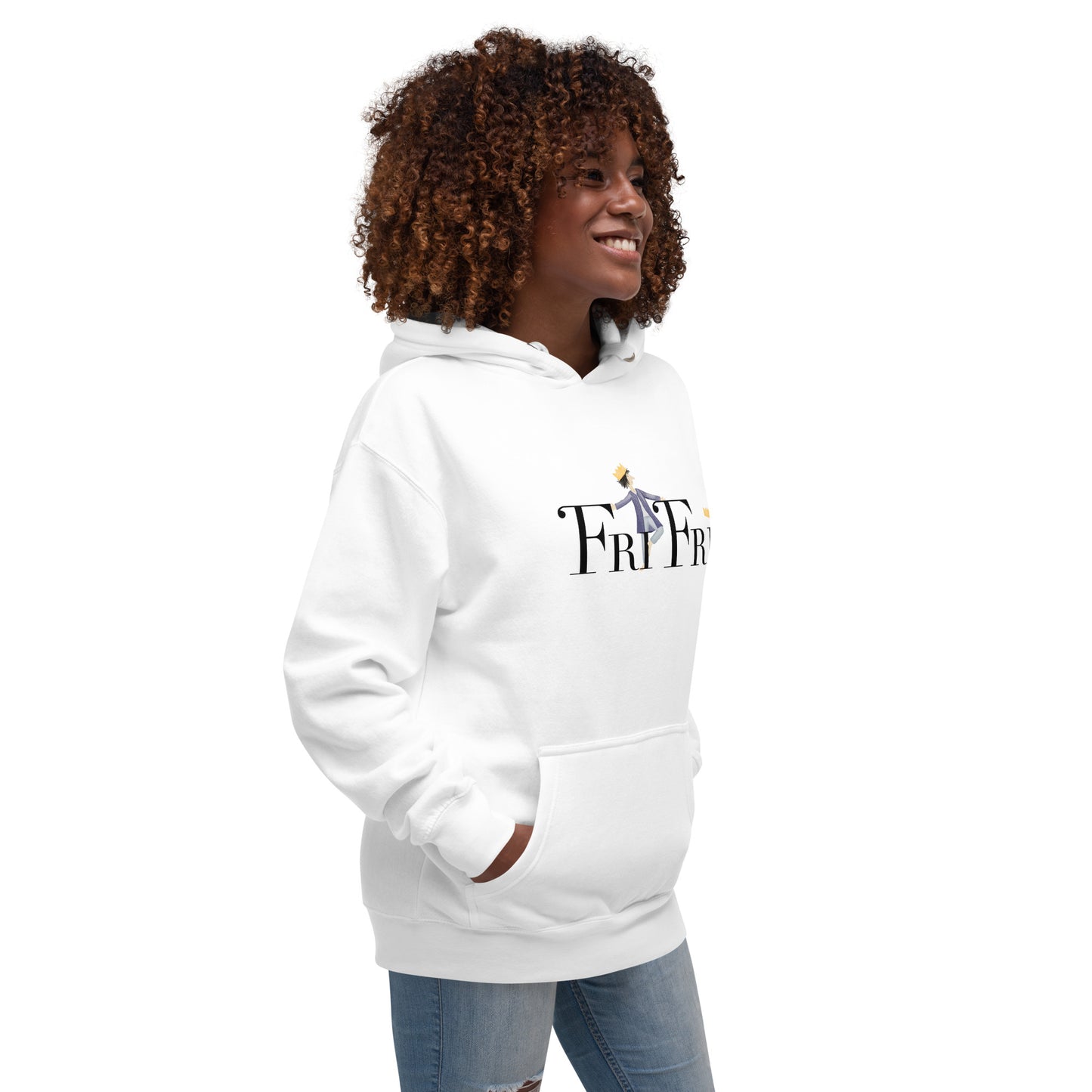 Unisex-Kapuzenpullover "FriFri - kleiner König"