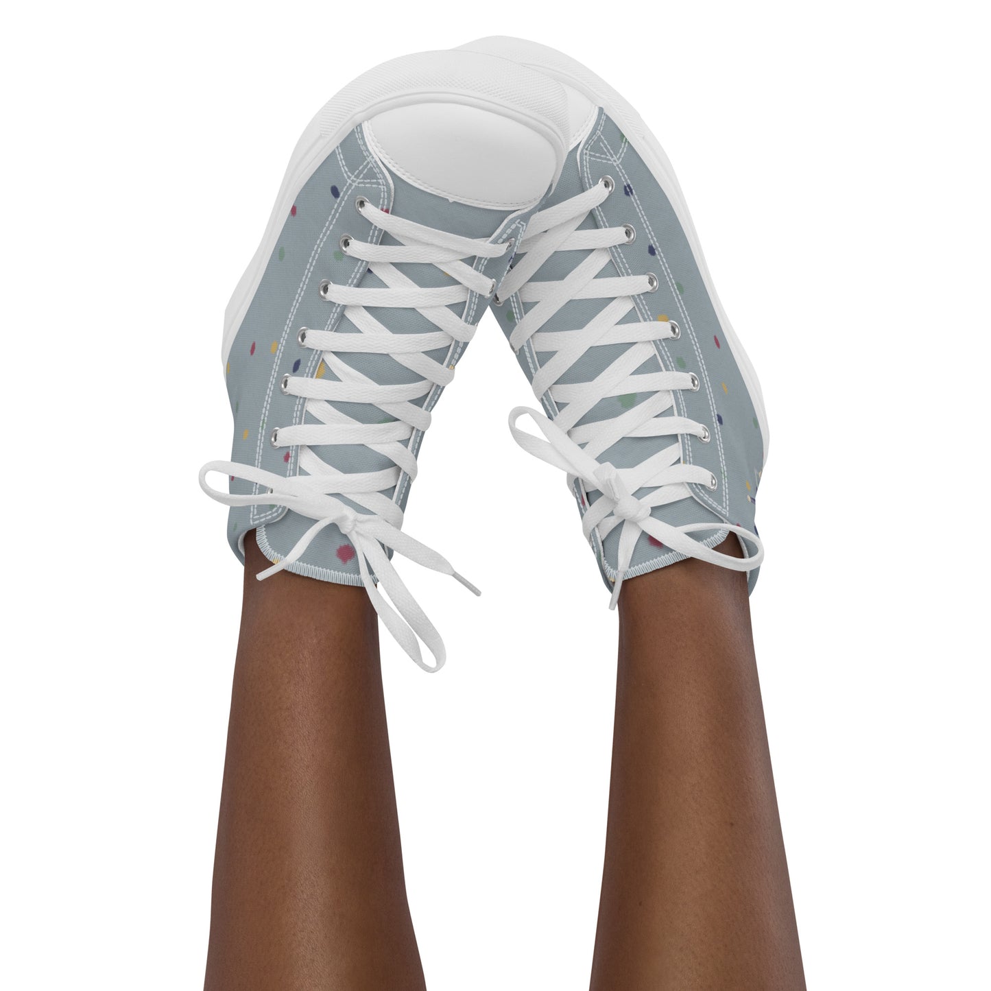 Canvas Schuhe für Damen "Punktedesign mit Zwergenillustration"