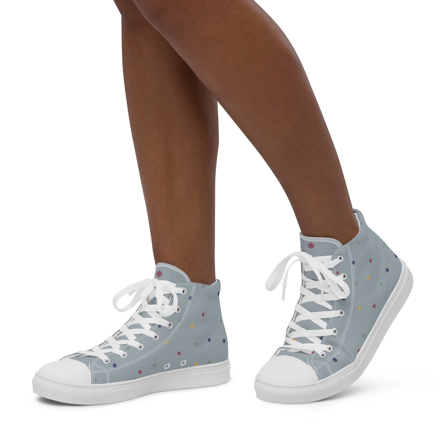 Canvas Schuhe für Damen "Punktedesign mit Zwergenillustration"