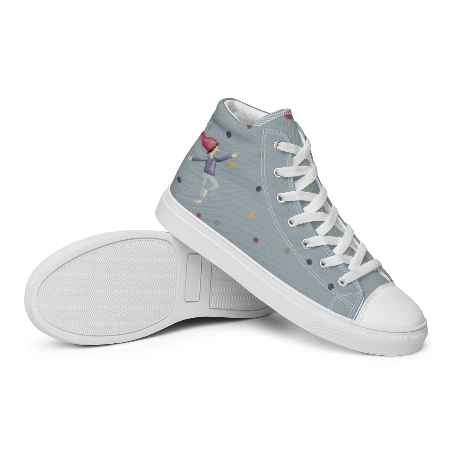 Canvas Schuhe für Damen "Punktedesign mit Zwergenillustration"