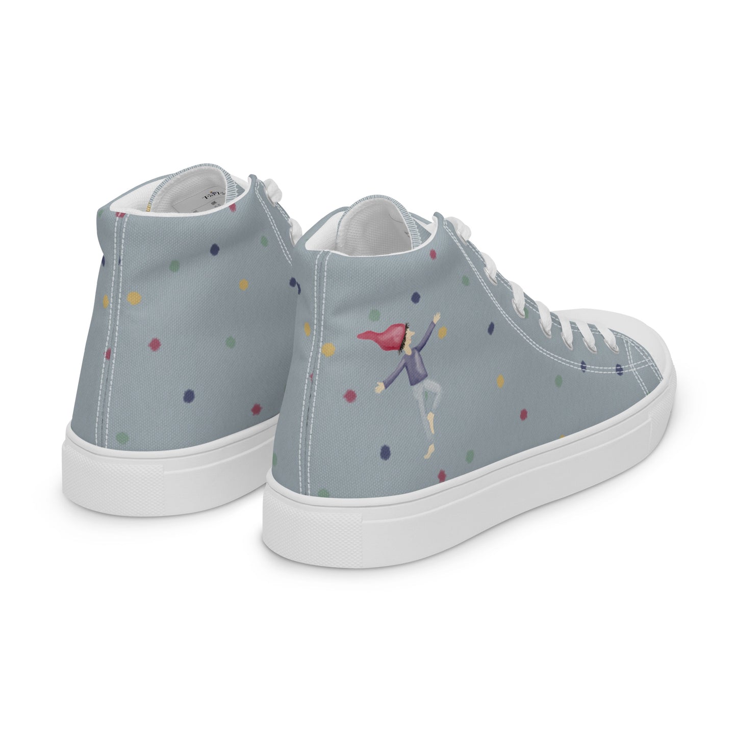 Canvas Schuhe für Damen "Punktedesign mit Zwergenillustration"