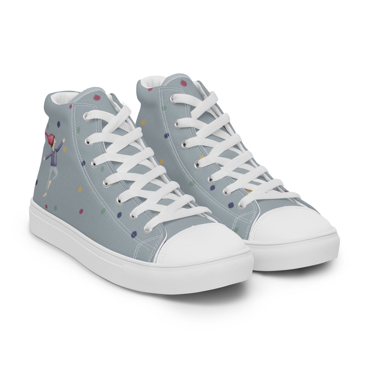 Canvas Schuhe für Damen "Punktedesign mit Zwergenillustration"