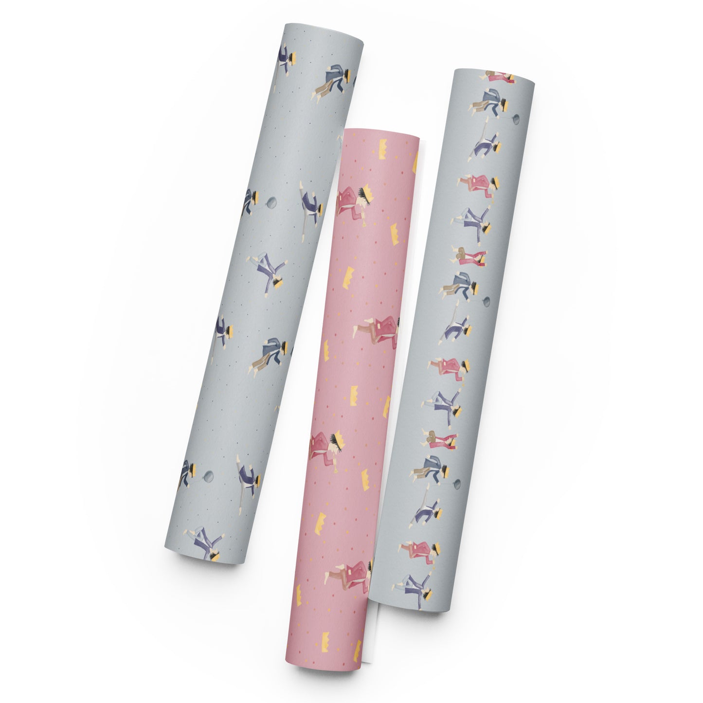 Geschenkpapier 3 Bögen "Geburtstagskönig"
