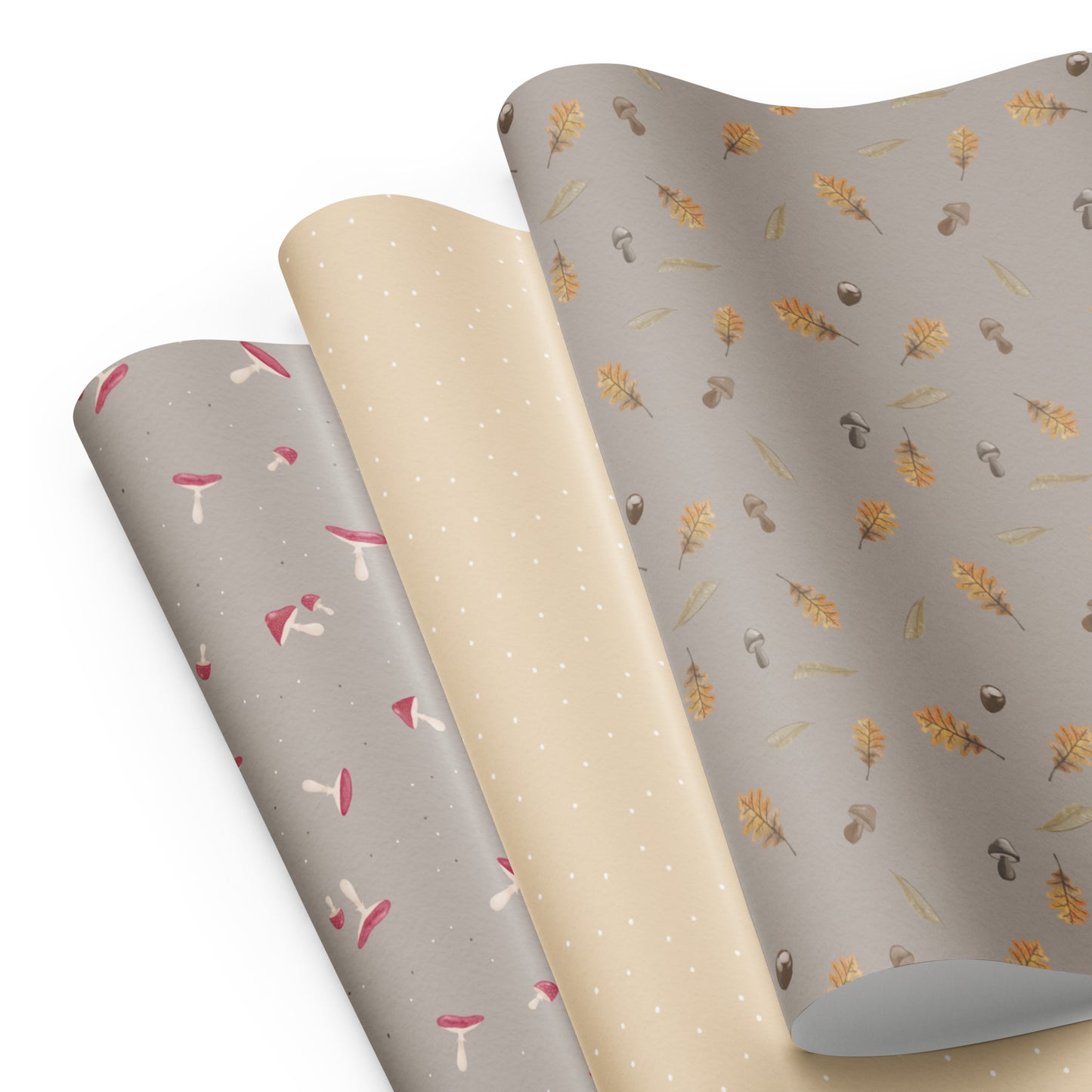 Geschenkpapier 3 Bögen "Herbstzauber"