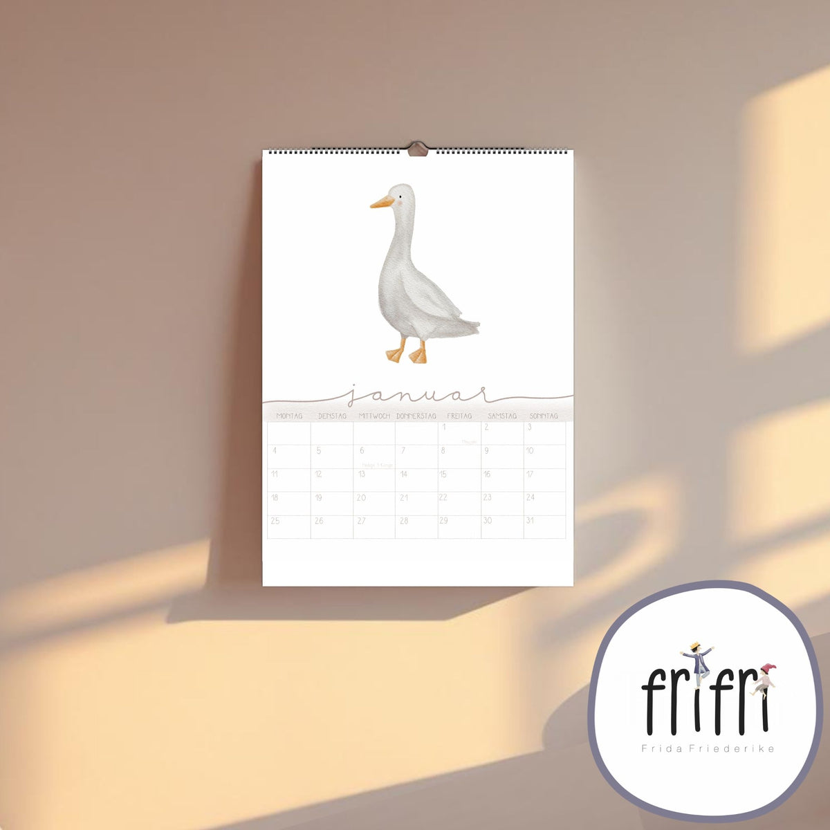 Wandplaner 2027 „Tiere“ – A3/A4
