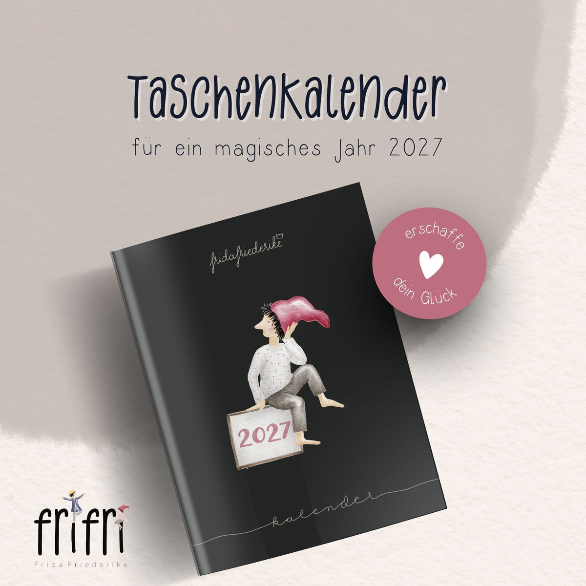 Taschenkalender 2027 „Zwerge“ – Wochenplaner & Terminplaner