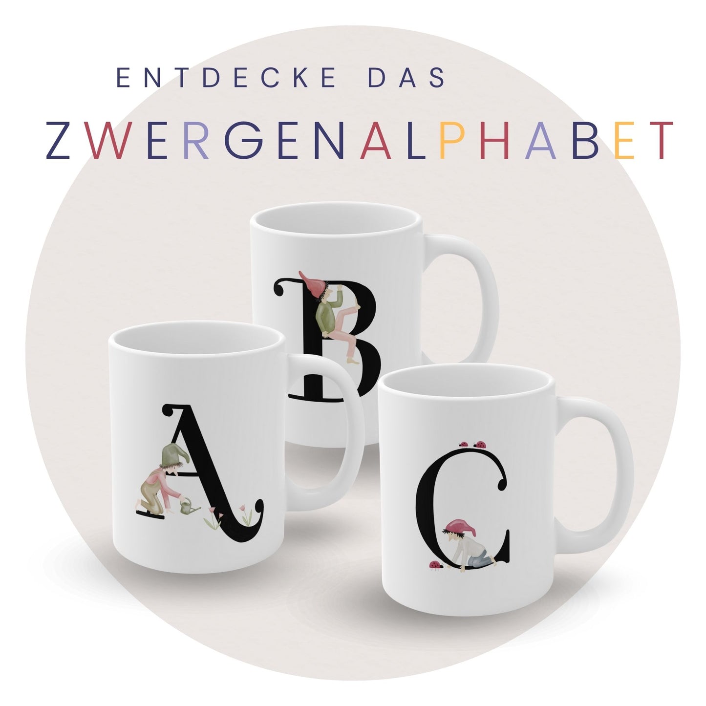 Keramiktasse "Zwerg O"