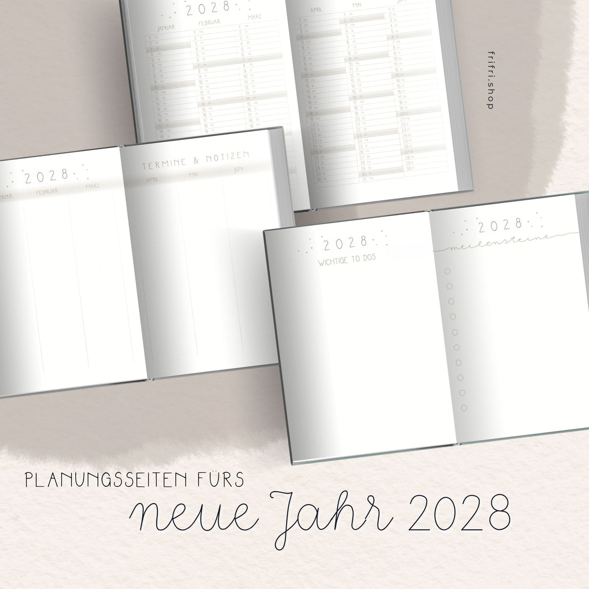 Taschenkalender 2027 „Bären“ – Wochenplaner & Terminplaner