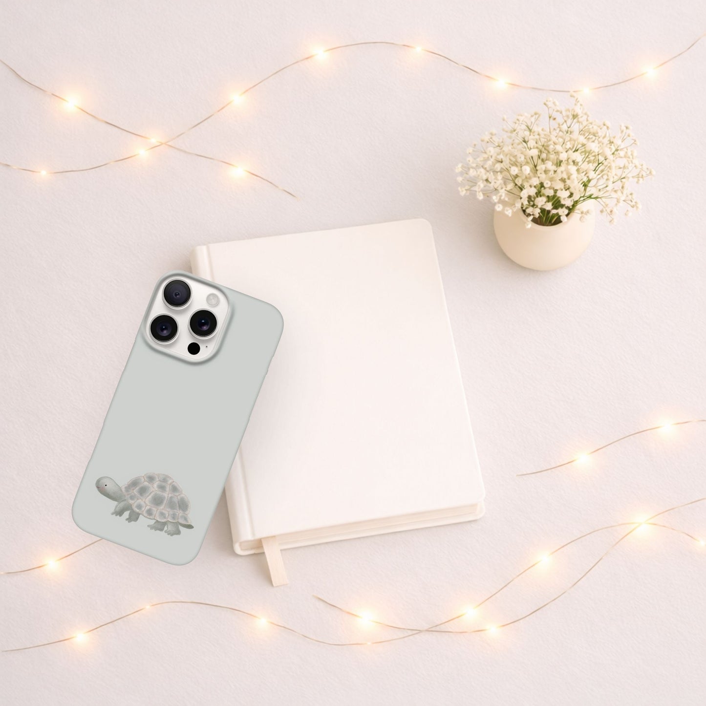 Handyhülle "Schildkröte" – achtsames Motiv für ruhige Momente | Slim Case