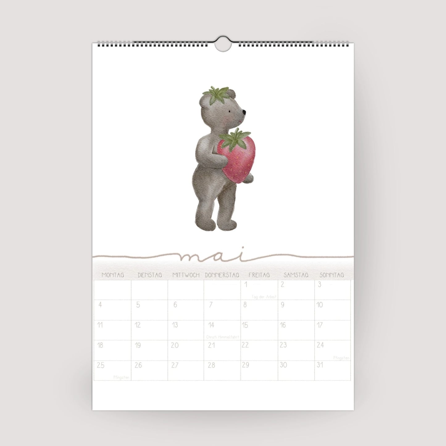 Wandplaner 2026 "Bären"