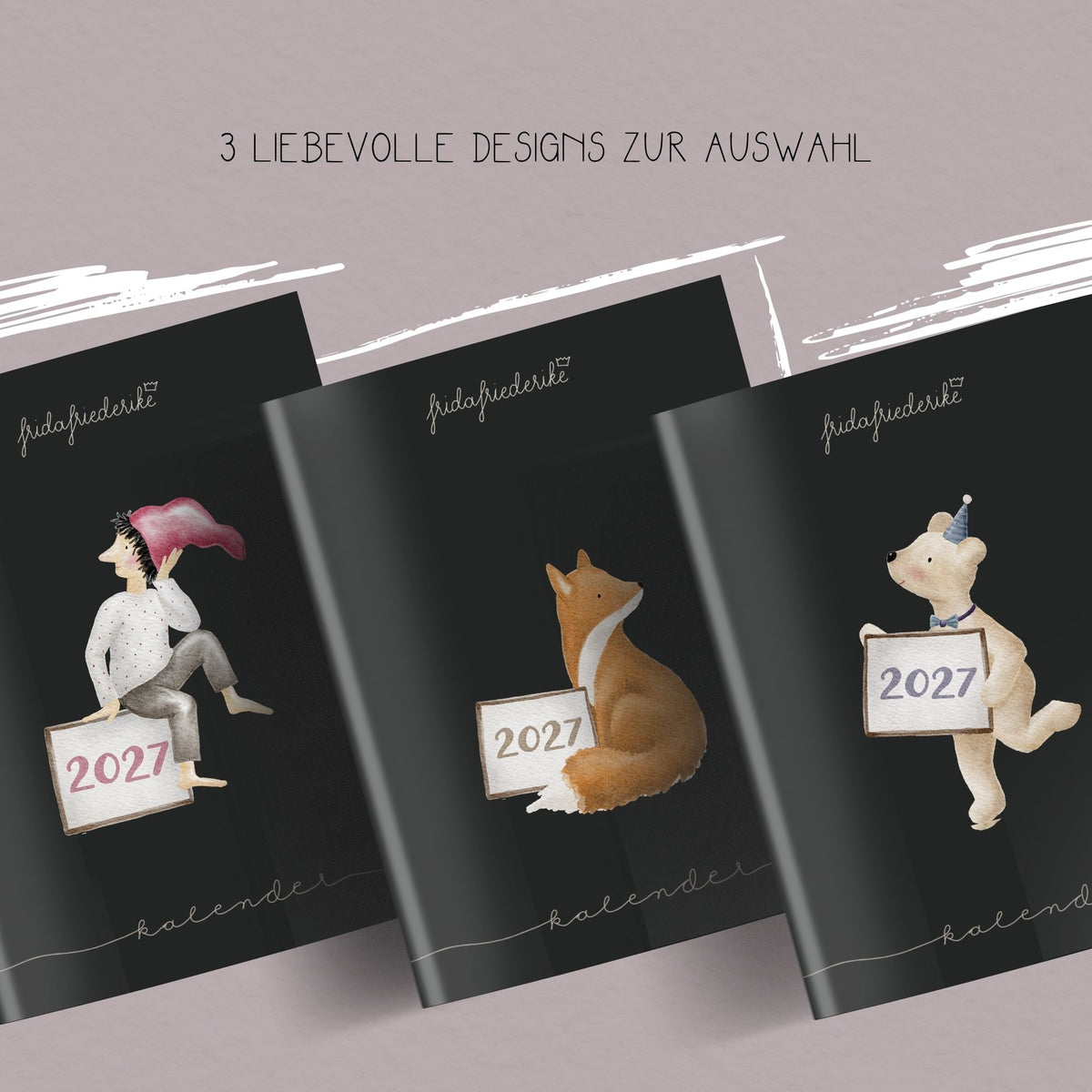 Taschenkalender 2027 „Bären“ – Wochenplaner & Terminplaner