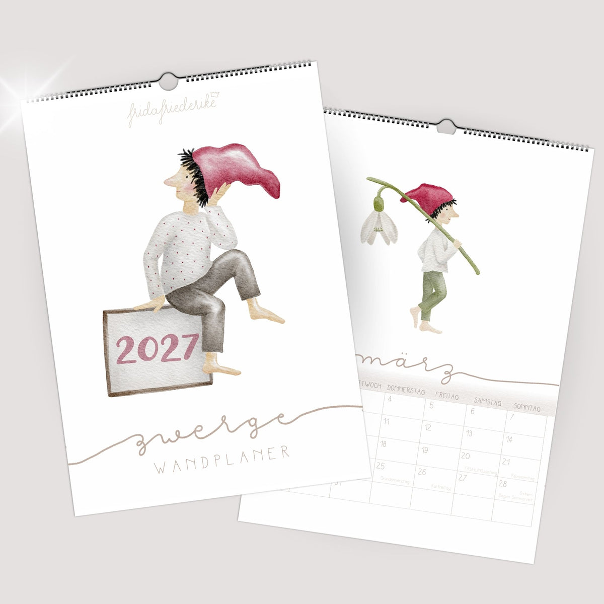 Wandplaner 2027 „Zwerge“ – A3/A4