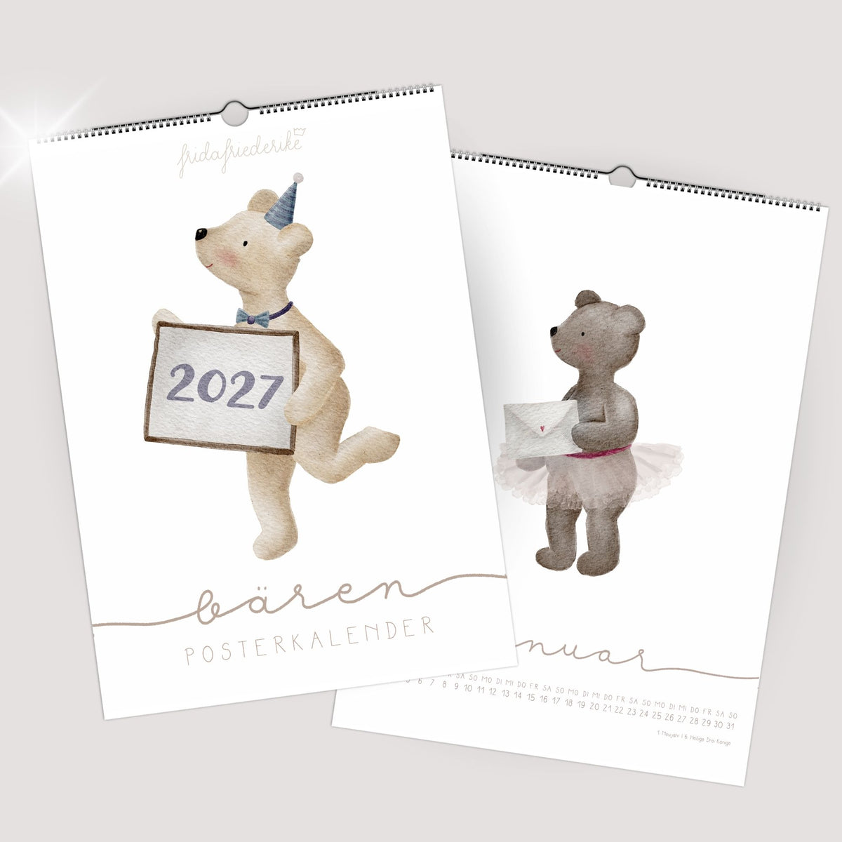 Posterkalender 2027 „Bären“ – A3/A4