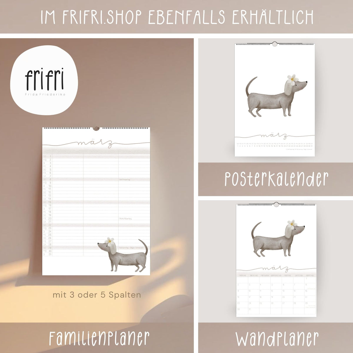 Taschenkalender 2027 „Tiere“ – Wochenplaner & Terminplaner