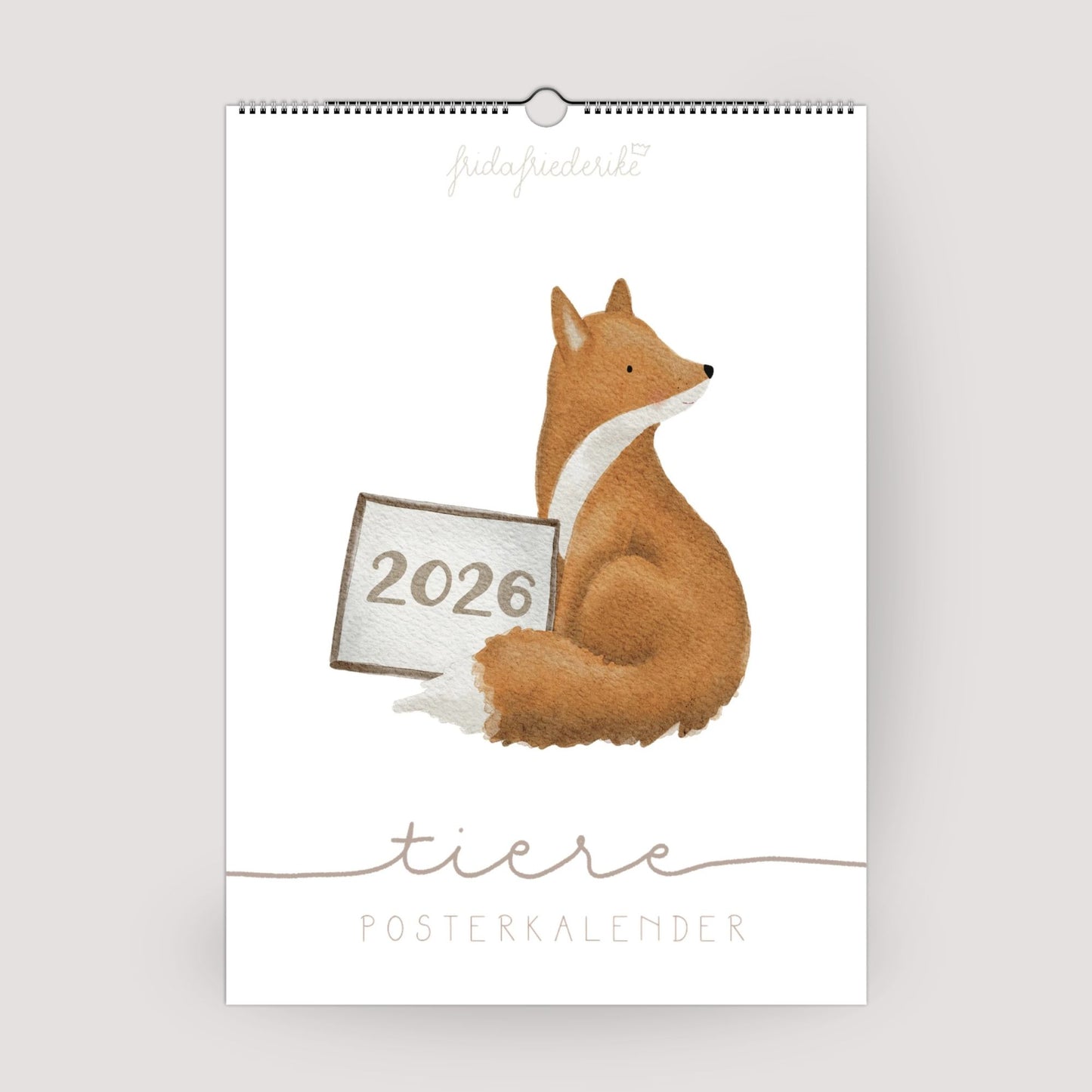 Posterkalender 2026 "Tiere"
