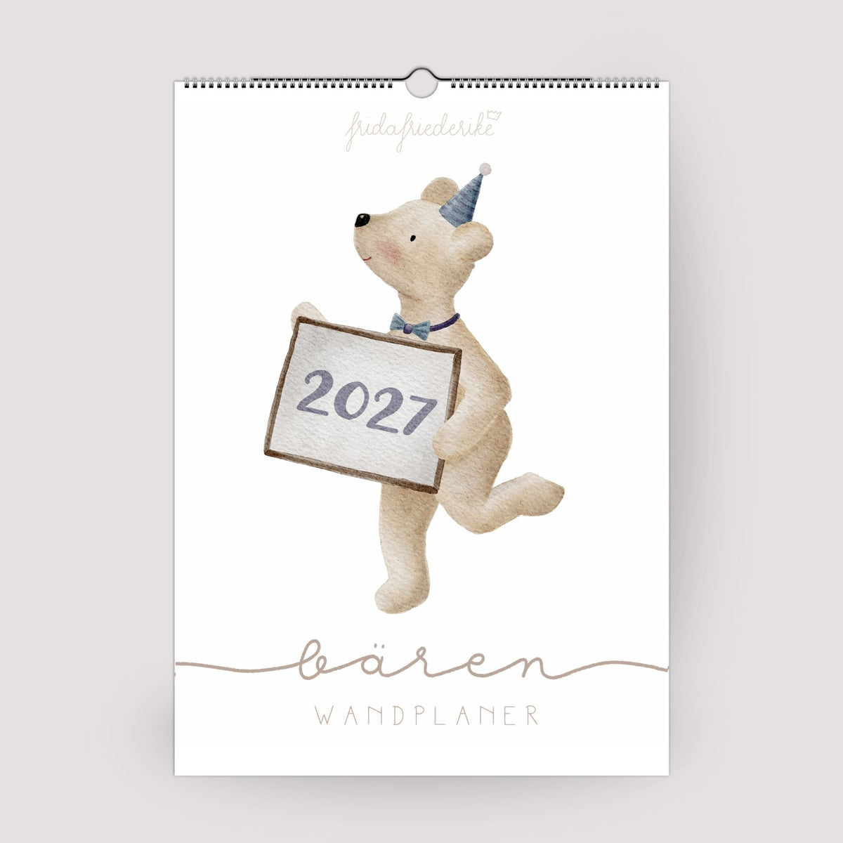 Wandplaner 2027 „Bären“ – A3/A4