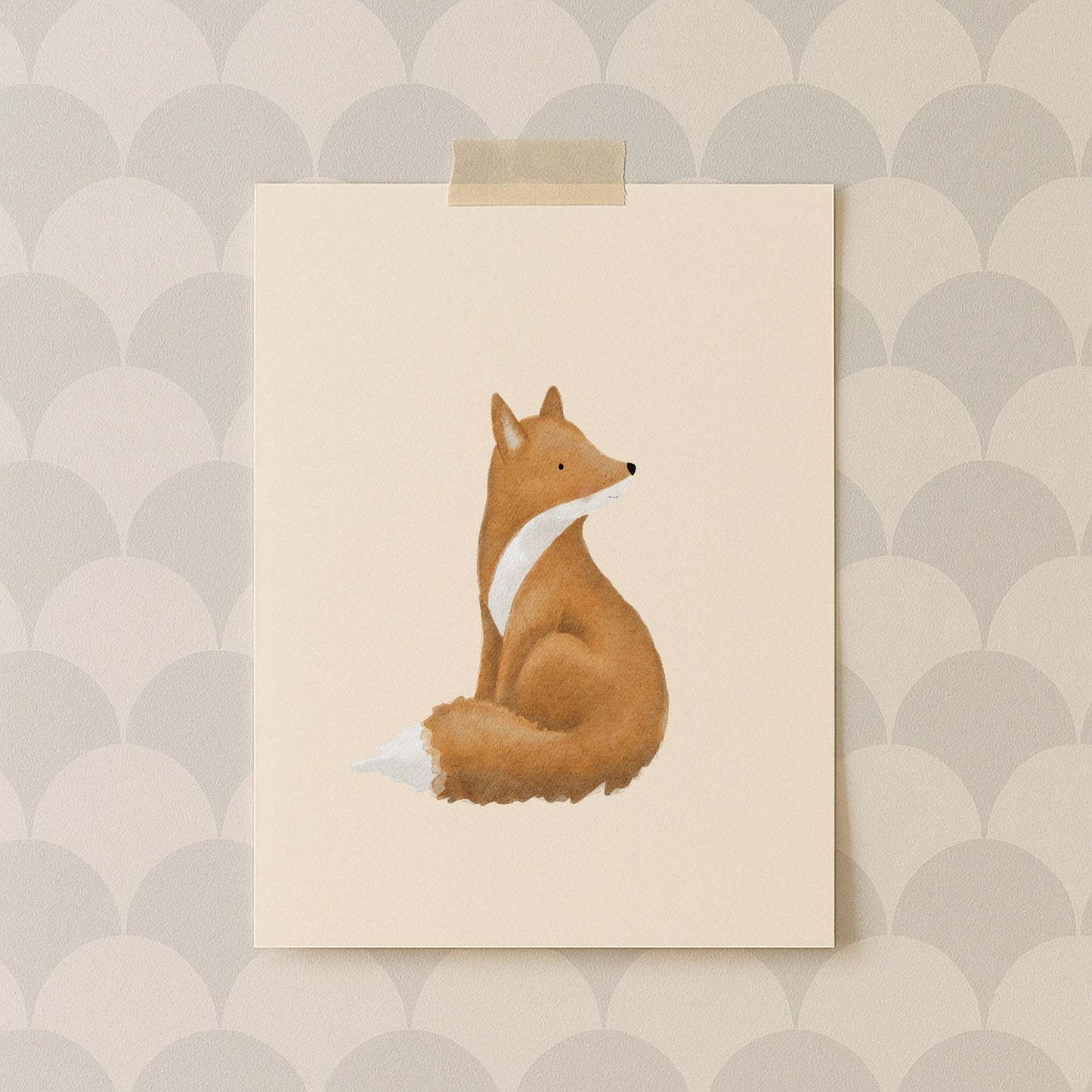 Poster "der kluge Fuchs" - Leise Stärken