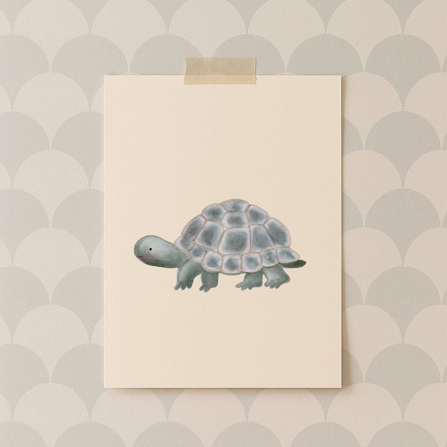 Poster "die ruhige Schildkröte" - Leise Stärken