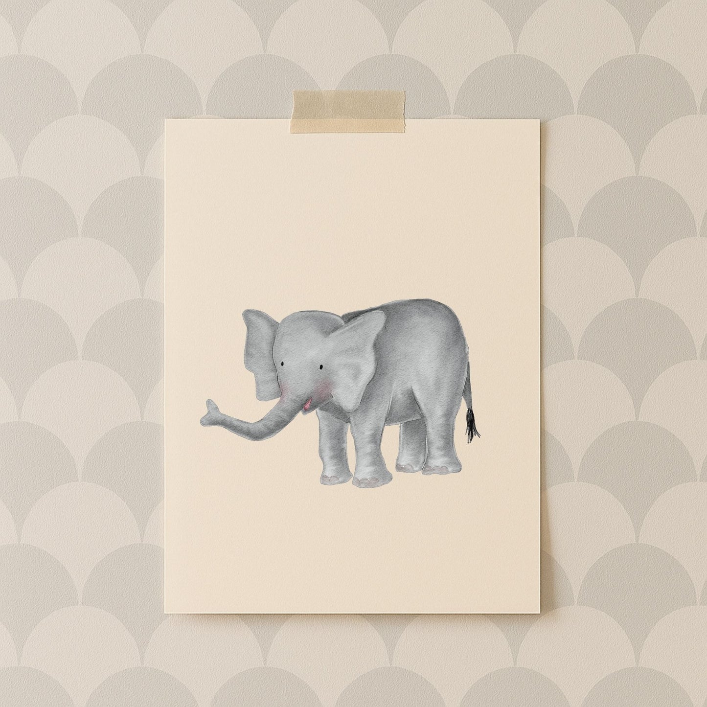 Poster "der treue Elefant" - Leise Stärken