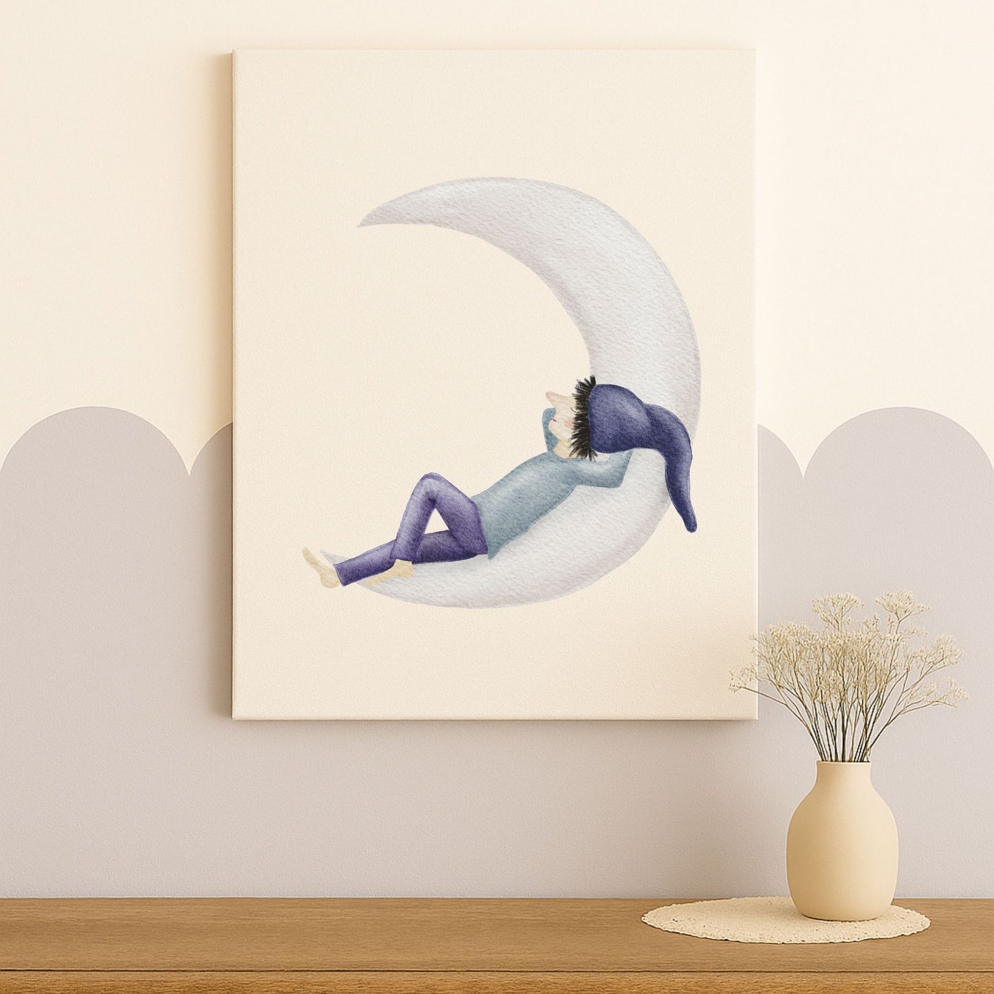 Leinwand "Mondzwerg"