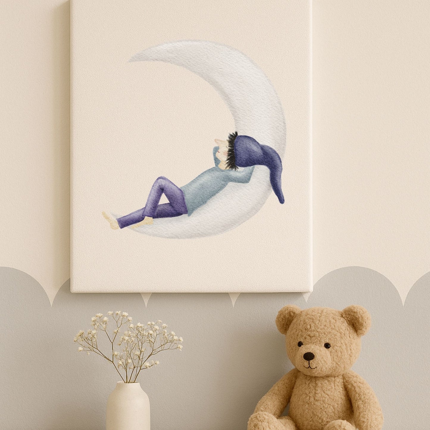 Leinwand "Mondzwerg"