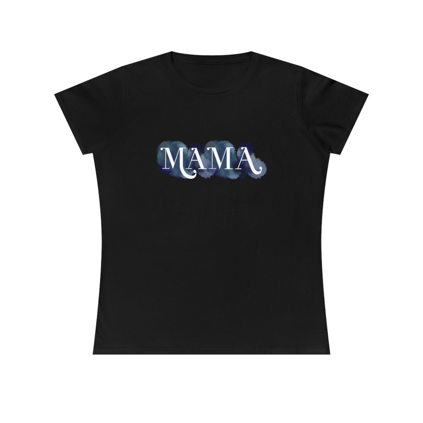 Damen T-Shirt "MAMA" im Aquarelldesign