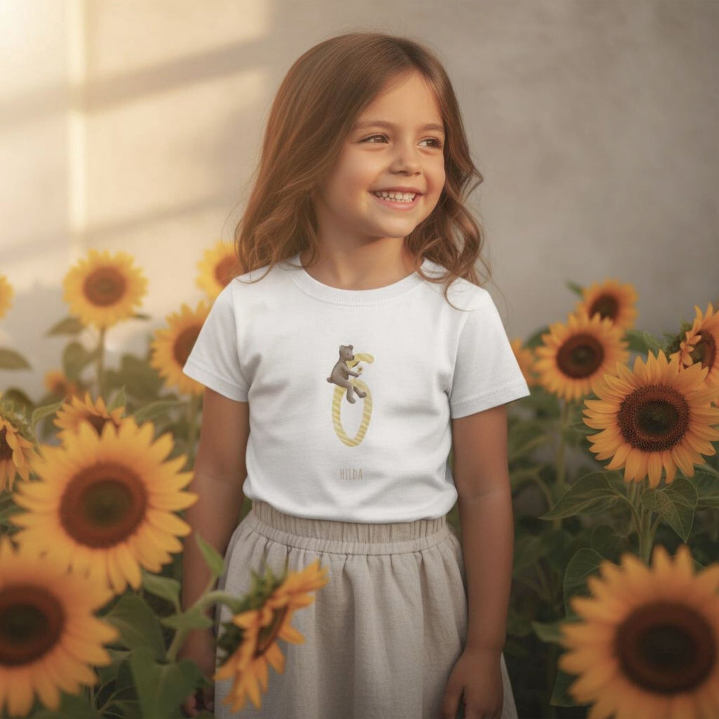 Kinder Geburtstags-T-Shirt "Geburtstags-Bär 6"