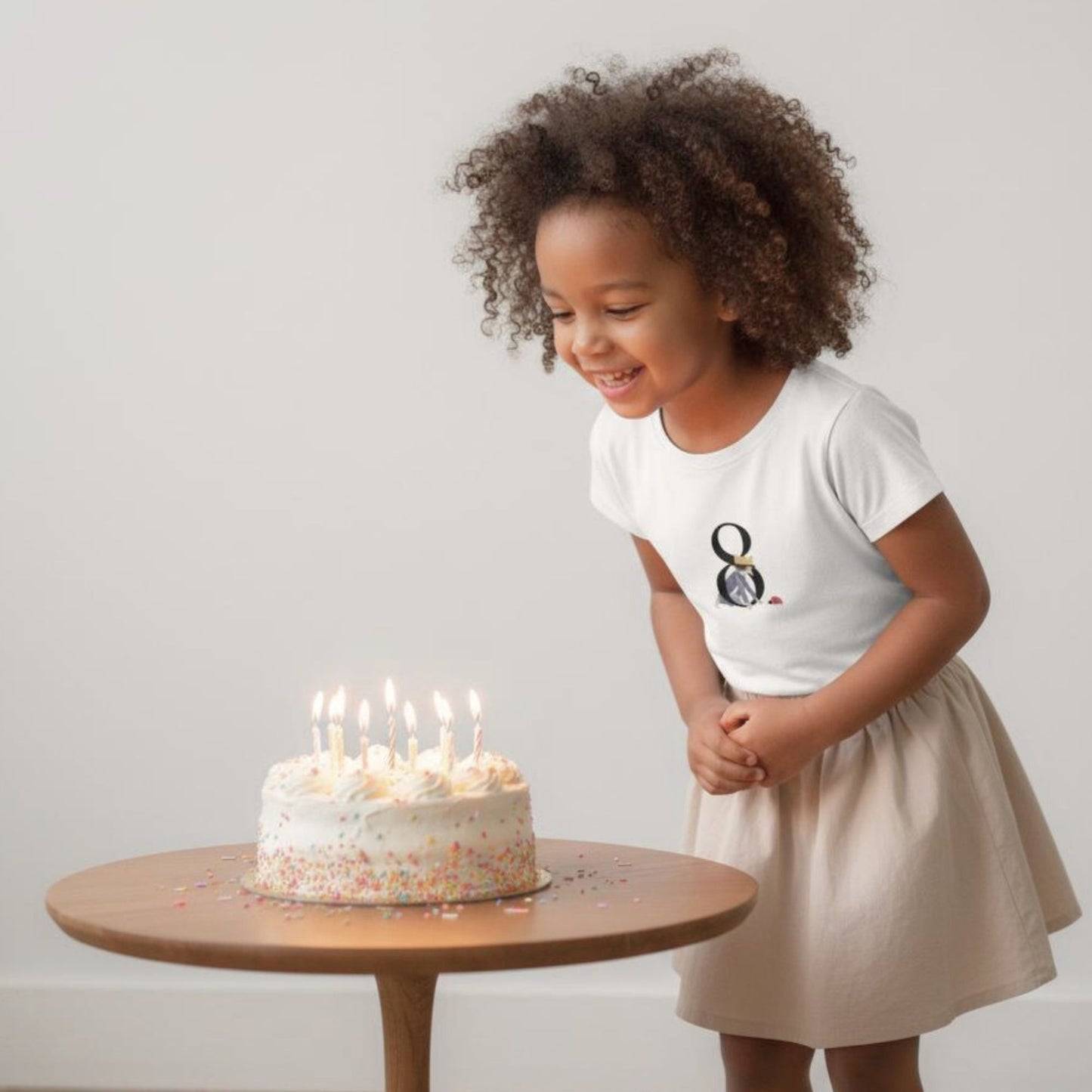 Kinder Geburtstags-T-Shirt "Geburtstags-König 8" | personalisierbar