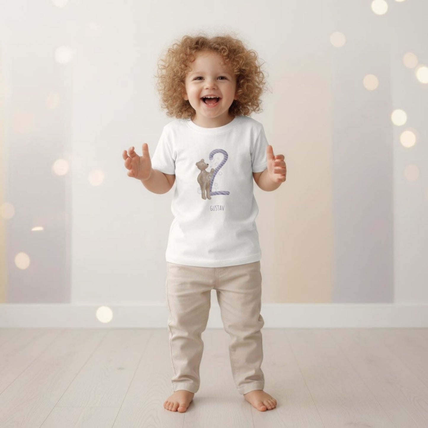 Kinder Geburtstags-T-Shirt "Geburtstags-Bär 2"