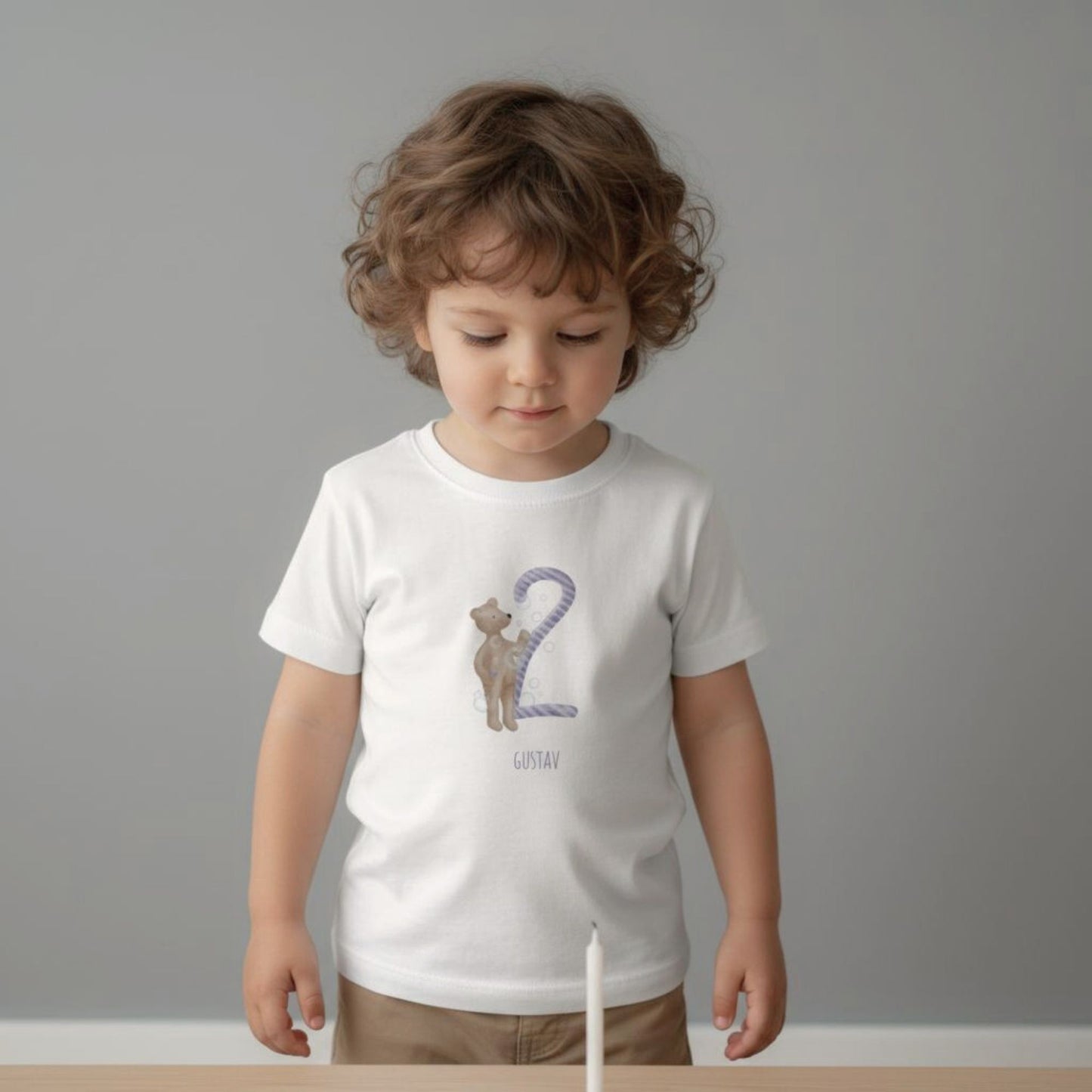 Kinder Geburtstags-T-Shirt "Geburtstags-Bär 2"
