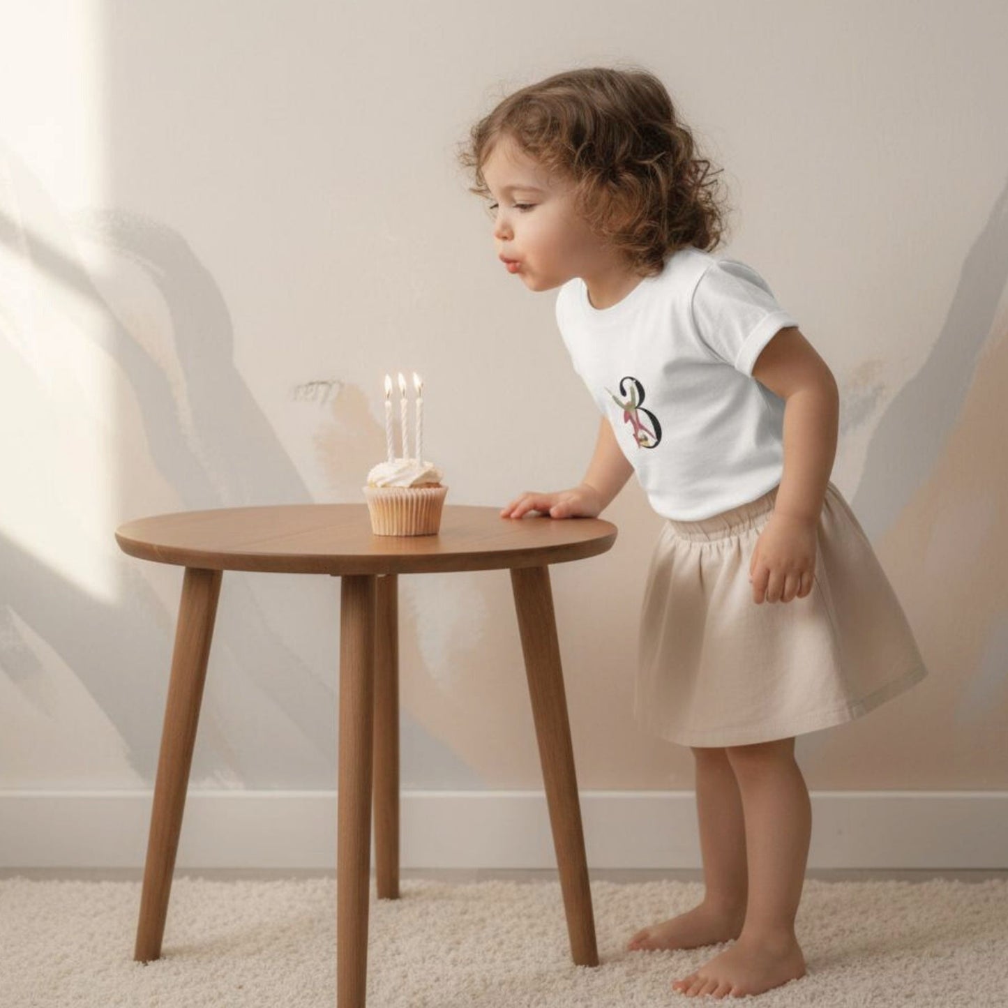 Kinder Geburtstags-T-Shirt "Geburtstags-König 3" personalisierbar