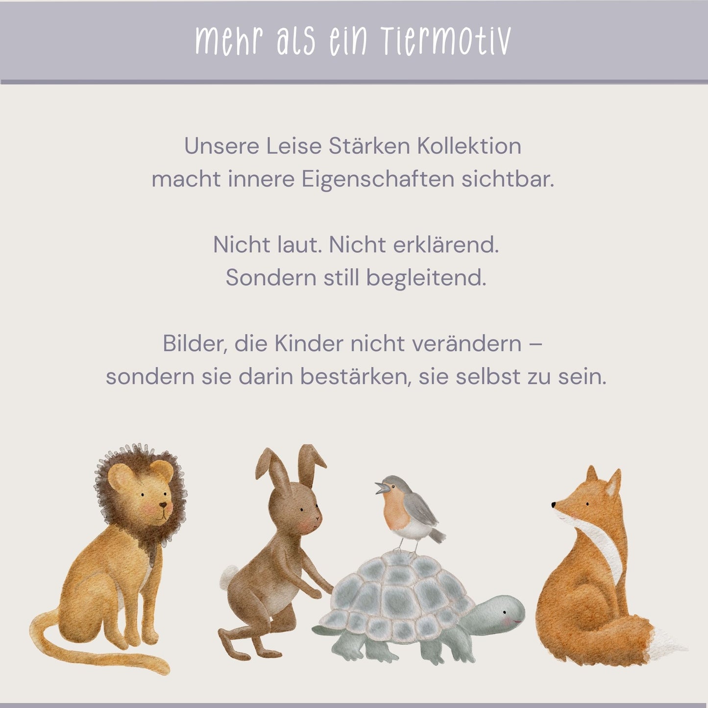 Poster "der treue Elefant" - Leise Stärken