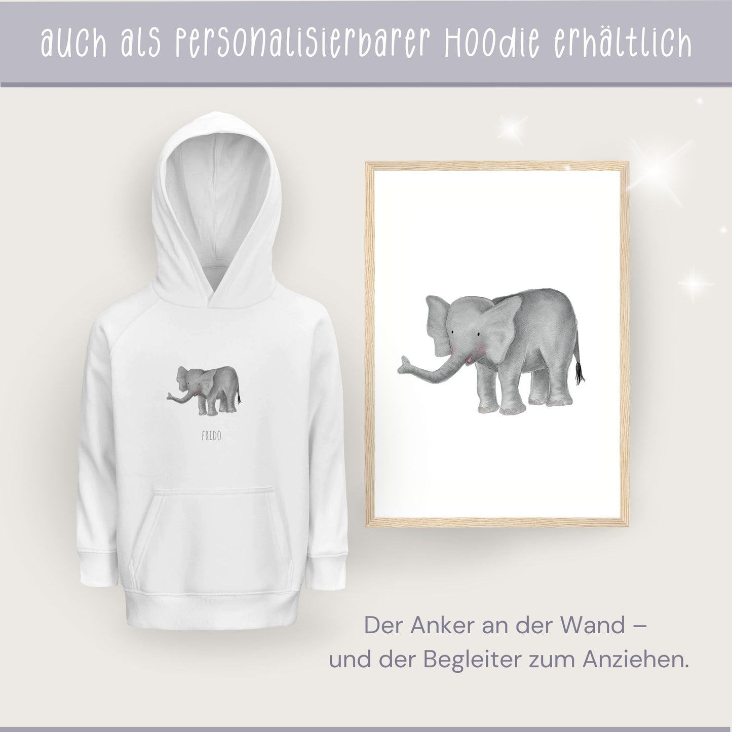 Poster "der treue Elefant" - Leise Stärken