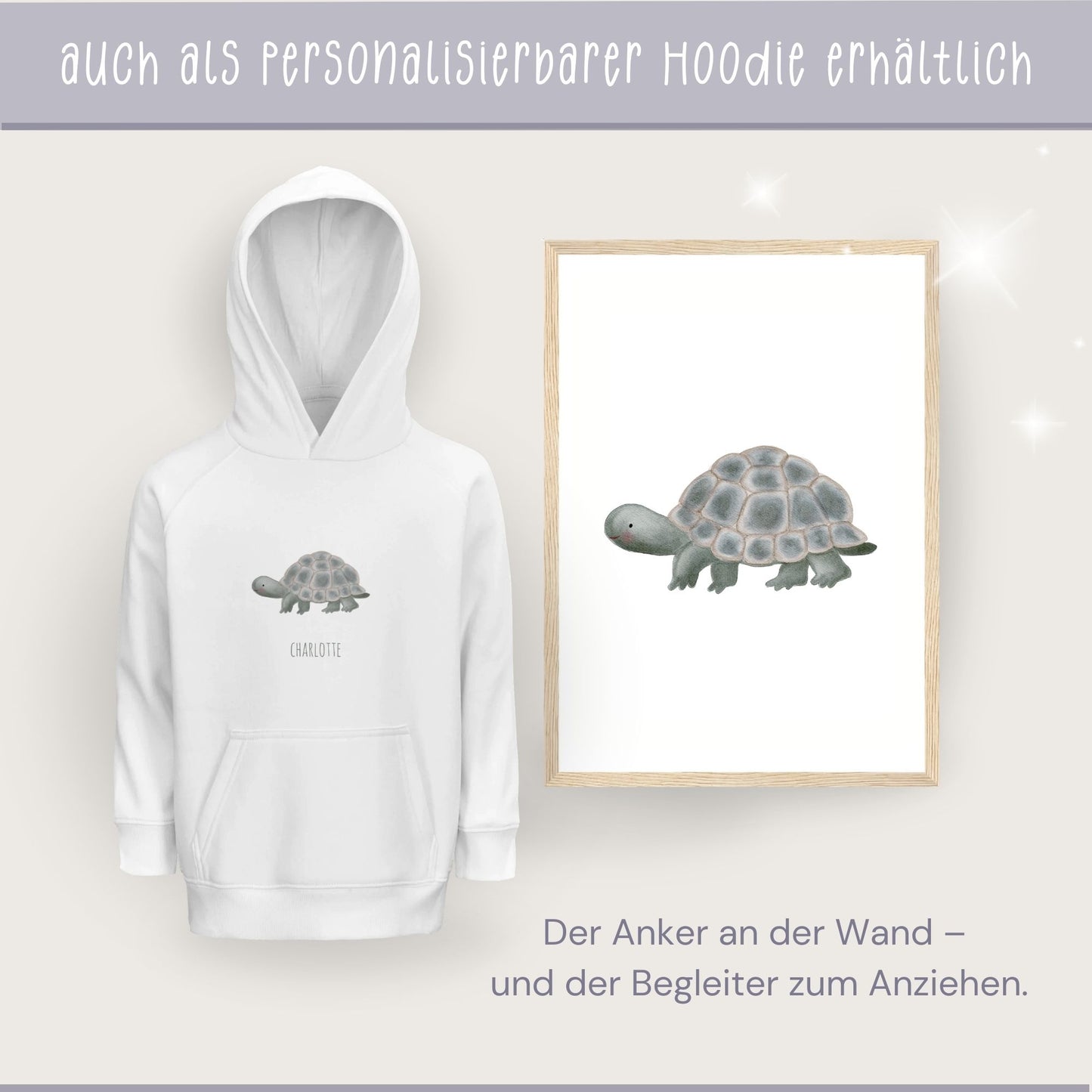 Poster "die ruhige Schildkröte" - Leise Stärken
