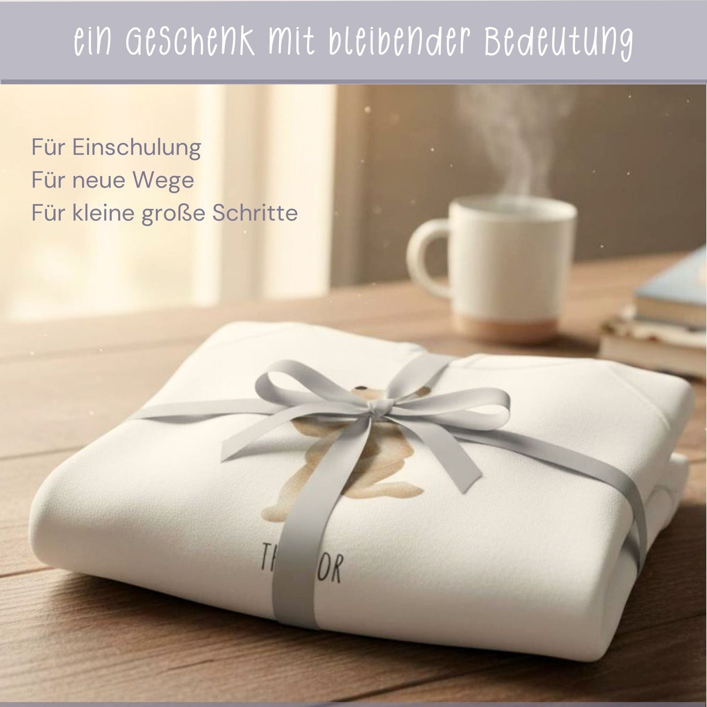 Hoodie für Kinder "treuer Elefant" | personalisierbar