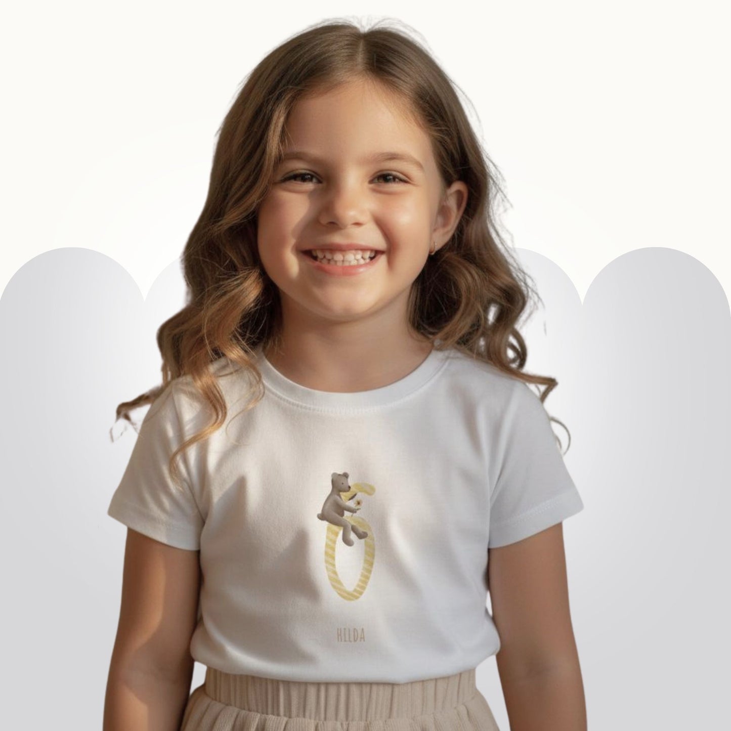 Kinder Geburtstags-T-Shirt "Geburtstags-Bär 6"