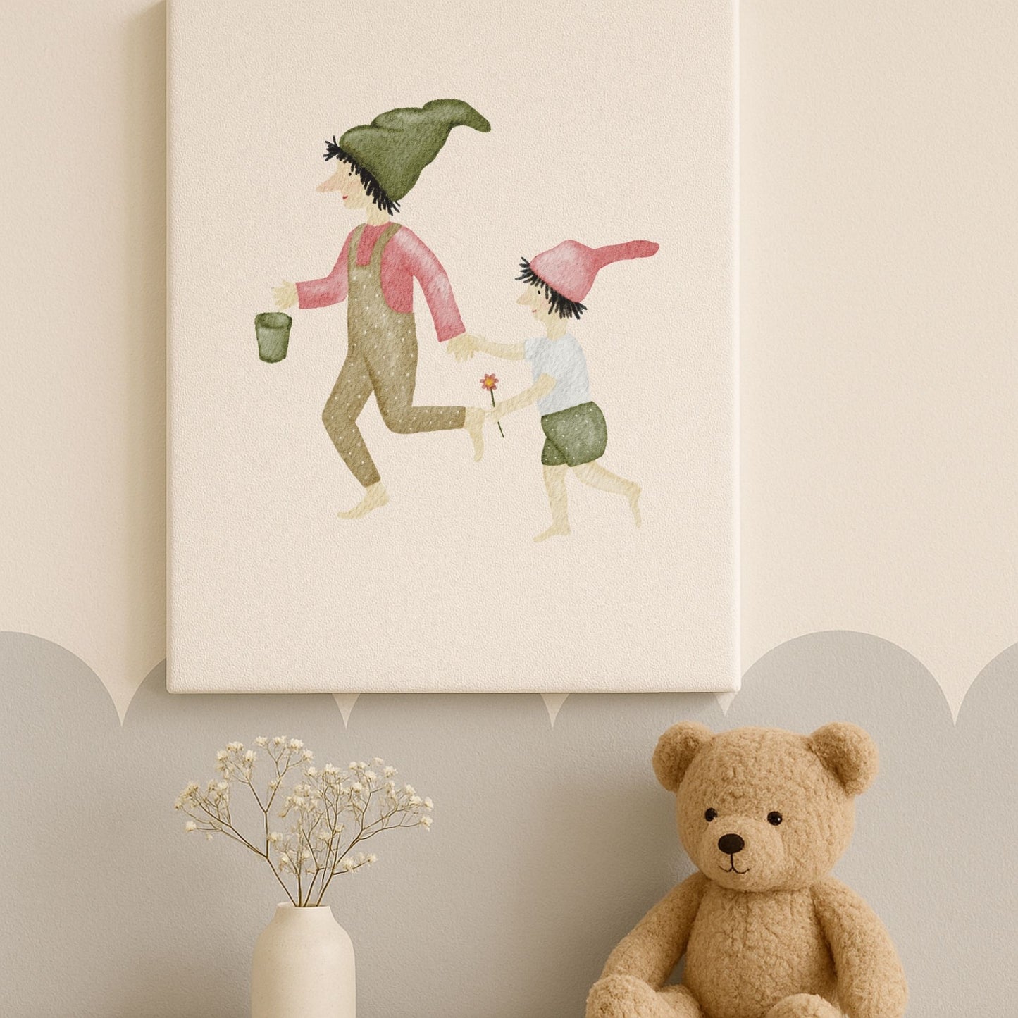 Leinwand "Geschwisterliebe"