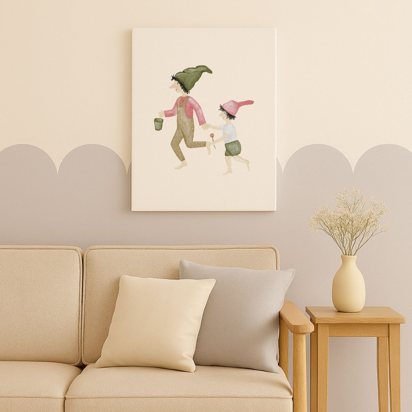 Leinwand "Geschwisterliebe"