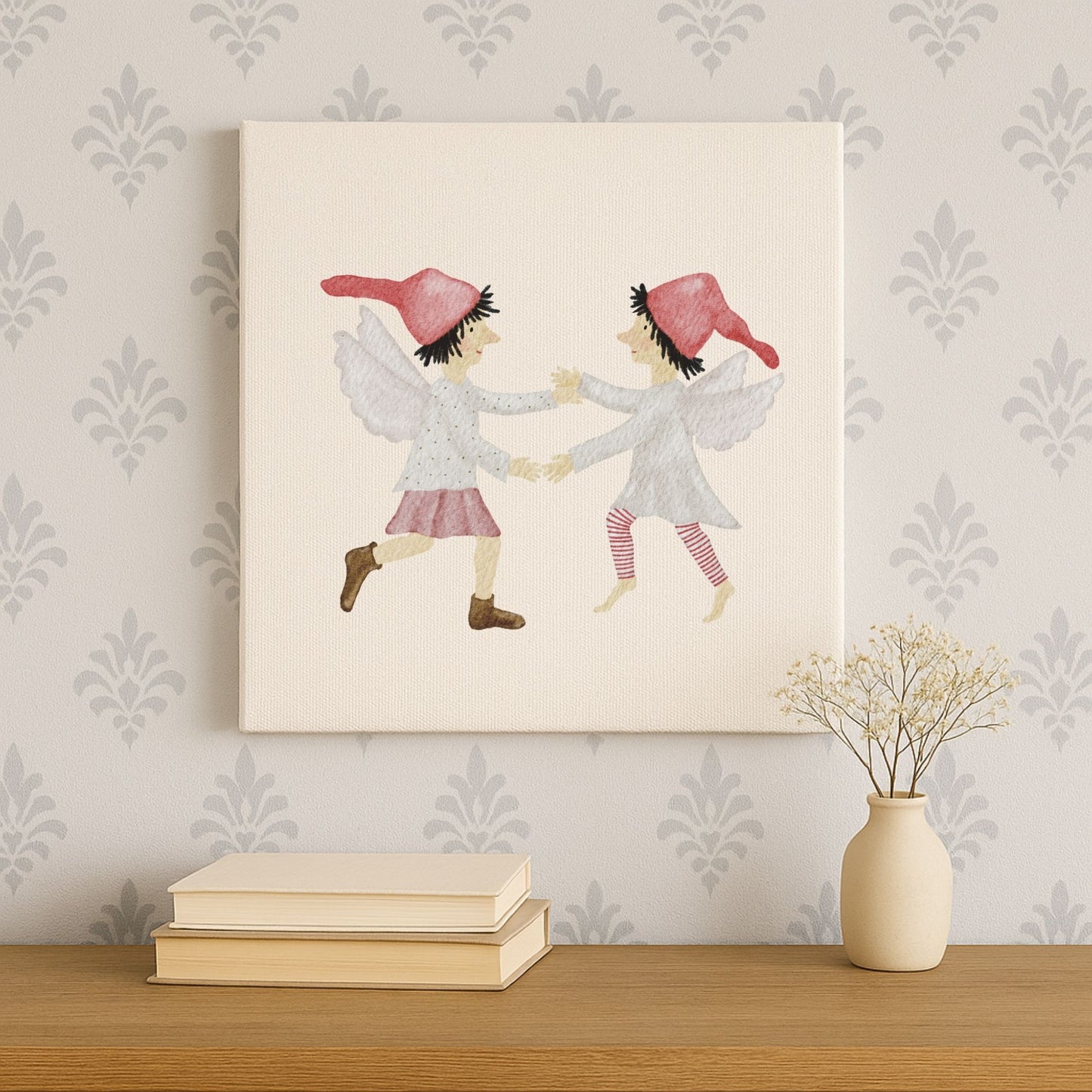 Leinwand "tanzende Wichtelelfen"